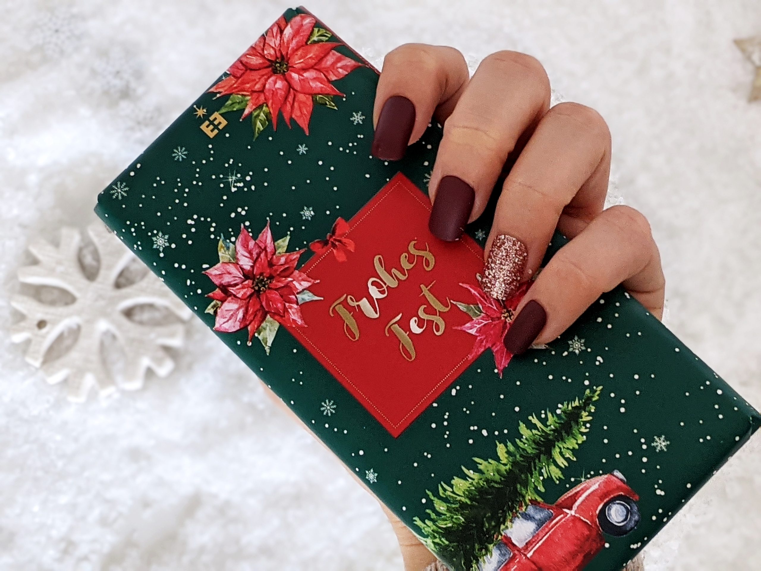 Frohes Fest Schokolade