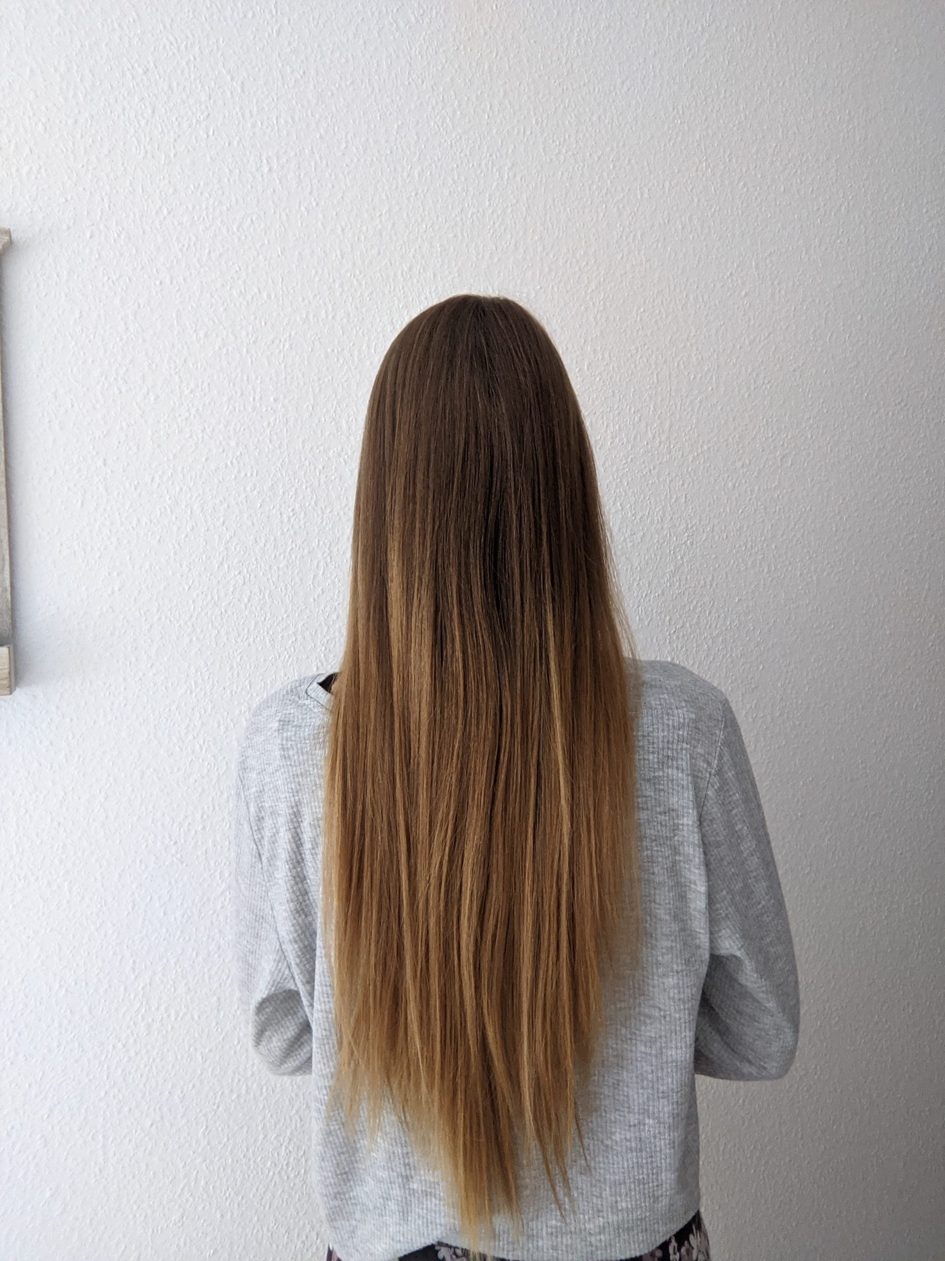 Keratin Glättung Kativa nachher Foto